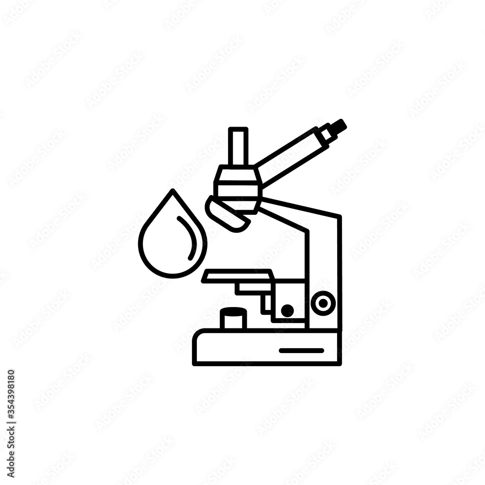 research, microscope line icon. Signs and symbols can be used for web, logo, mobile app, UI, UX research, microscope line icon. Signs and symbols can be used for web, logo, mobile app, UI, UX