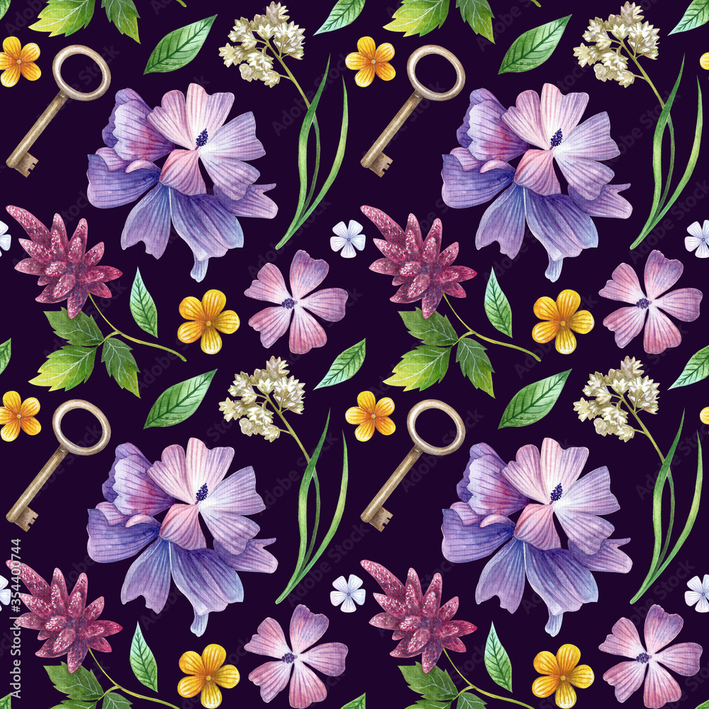 Seamless watercolor pattern Seamless watercolor pattern