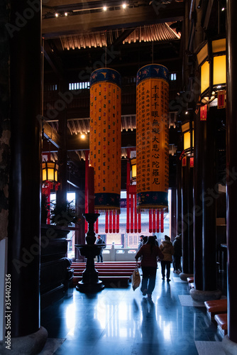 Canvas Print China, shanghai, Jade Buddha temple. 02/7/2019