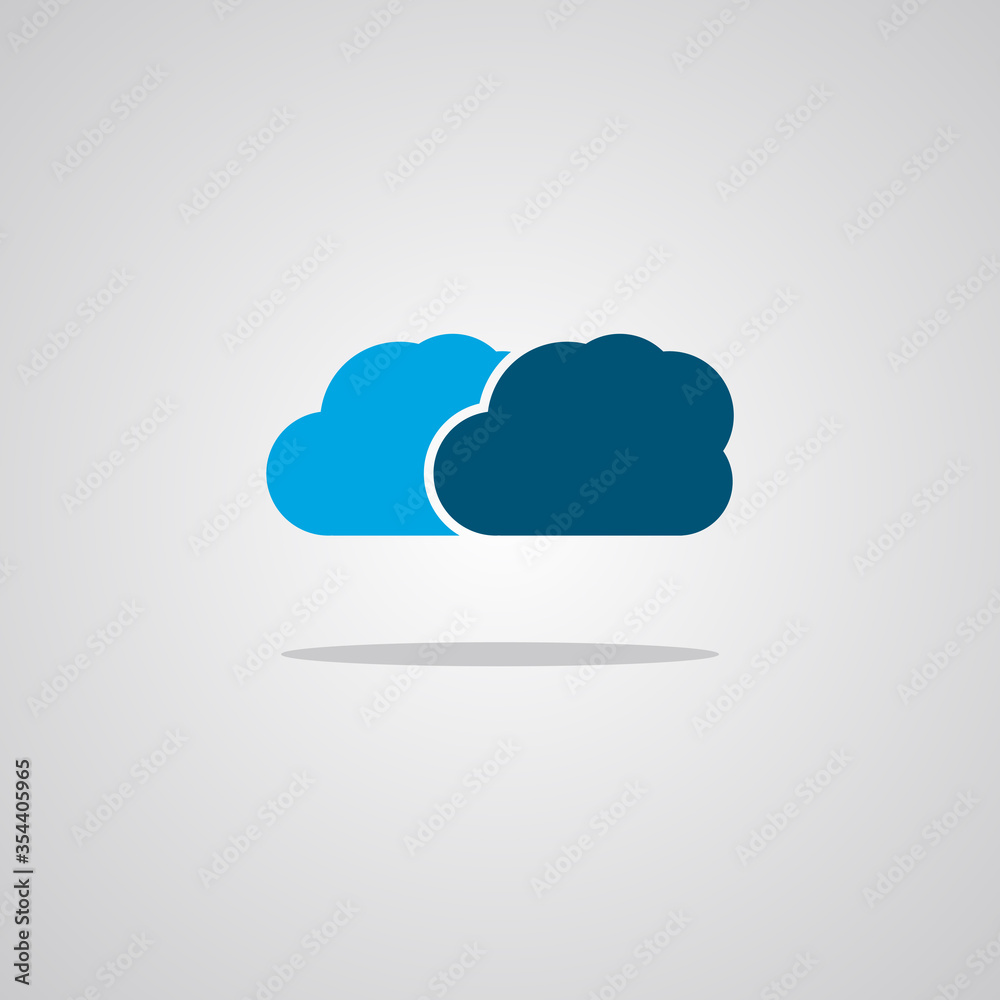 Illustration vector graphic of Cloud. Perfect to use for Technology Company Illustration vector graphic of Cloud. Perfect to use for Technology Company