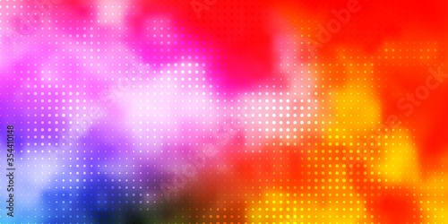 Light Multicolor vector background with spots. Modern abstract illustration with colorful circle shapes. Pattern for wallpapers, curtains.