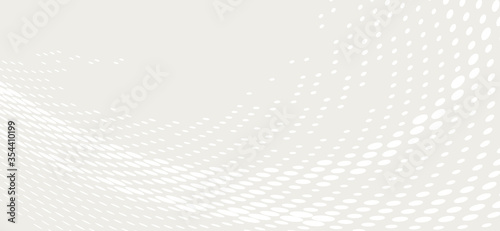 Simple dotted surface with halftone effect. Minimal vector graphics