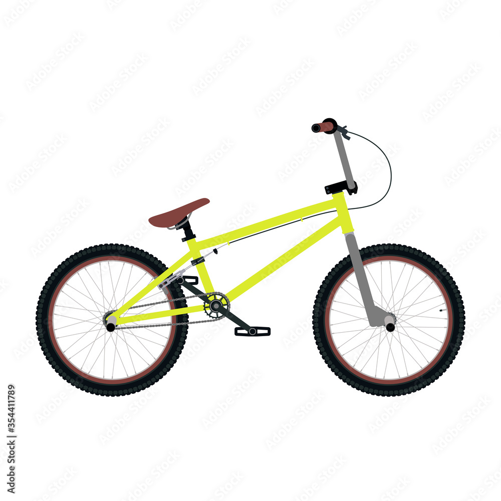 Fototapeta premium Vector BMX bicycle