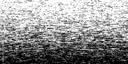 Glitch background. Abstract noise effect. Vector black texture on white background. Computer Virus.