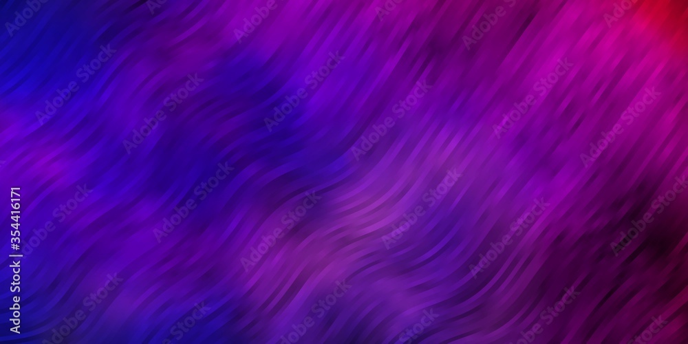 Light Blue, Red vector texture with wry lines. Colorful geometric sample with gradient curves. Best design for your ad, poster, banner. Light Blue, Red vector texture with wry lines. Colorful geometric sample with gradient curves. Best design for your ad, poster, banner.