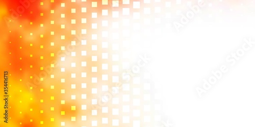 Wallpaper Mural Light Orange vector template in rectangles. New abstract illustration with rectangular shapes. Pattern for websites, landing pages. Torontodigital.ca