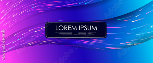 Abstract Colorful Fluid and Liquid Creative Templates. Used on Flyers Banners Web Poster Booklet Card Brochure. Gradient Geometric Design Memphis Trendy Creative Colors. Vector illustration. EPS 10.