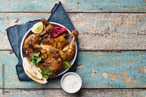 Obraz na plátně Indian tandoori chicken