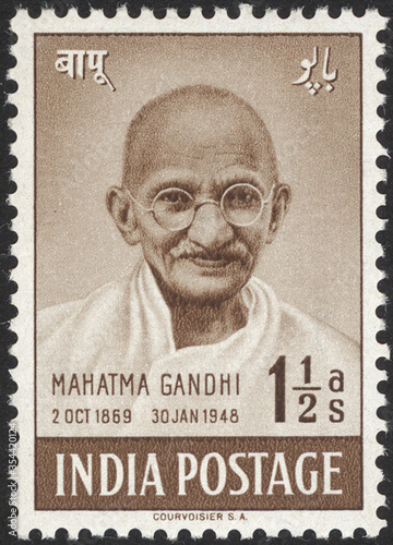 Postage stamps of the India. Stamp printed in the India. Stamp printed by India.
