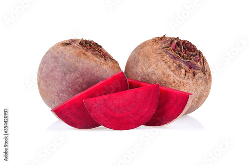 beetroot isolated on white background