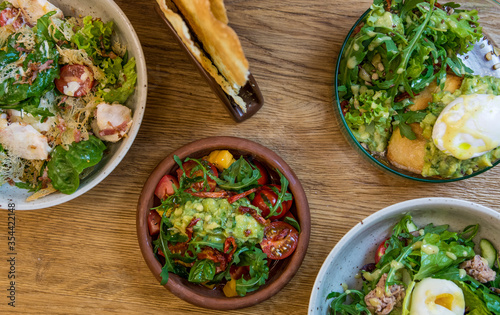 italian food in an italian restaurant photo