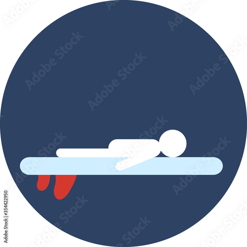 sup Surf yoga Icon