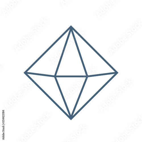 Jewels diamond icons. Diamonds gems, luxury jewel gemstones and precious gem. Crystal gemstone, jeweler gems precious or jeweller brilliant treasure. Isolated vector line icon