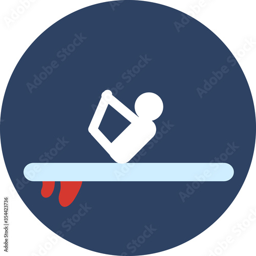 sup Surf yoga Icon