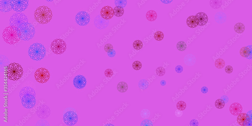 Light Blue, Yellow vector backdrop with dots.