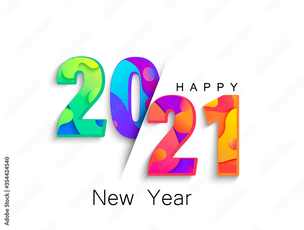 2021 New Year colour banner, logo for your seasonal holidays flyers, greetings and invitations, christmas themed congratulations and cards.Template for brochures, business diaries.Vector illustration. 2021 New Year colour banner, logo for your seasonal holidays flyers, greetings and invitations, christmas themed congratulations and cards.Template for brochures, business diaries.Vector illustration.