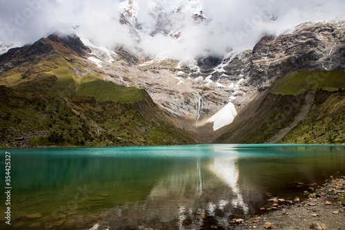 Humantay lake near Cusco in Peru