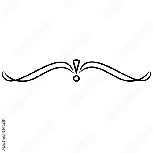 text delimiter for your projects design. Vector illustration