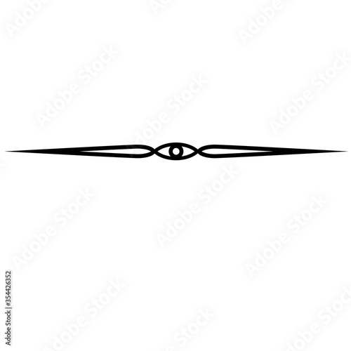 text delimiter for your projects design. Vector illustration