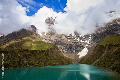 Humantay lake near Cusco in Peru