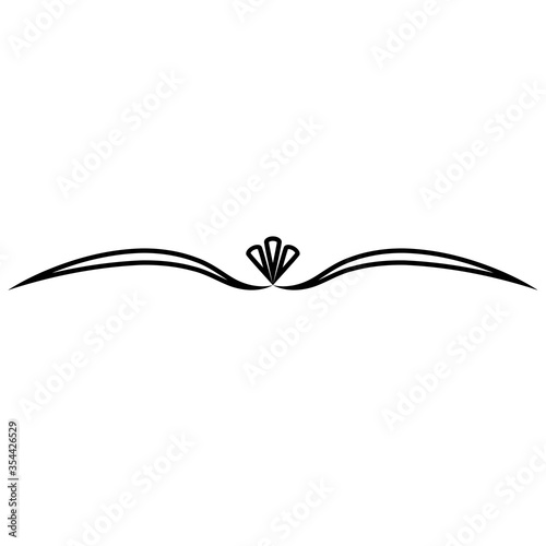 text delimiter for your projects design. Vector illustration