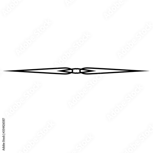 text delimiter for your projects design. Vector illustration