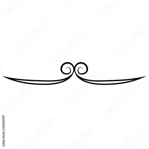 text delimiter for your projects design. Vector illustration