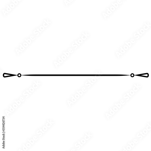 text delimiter for your projects design. Vector illustration