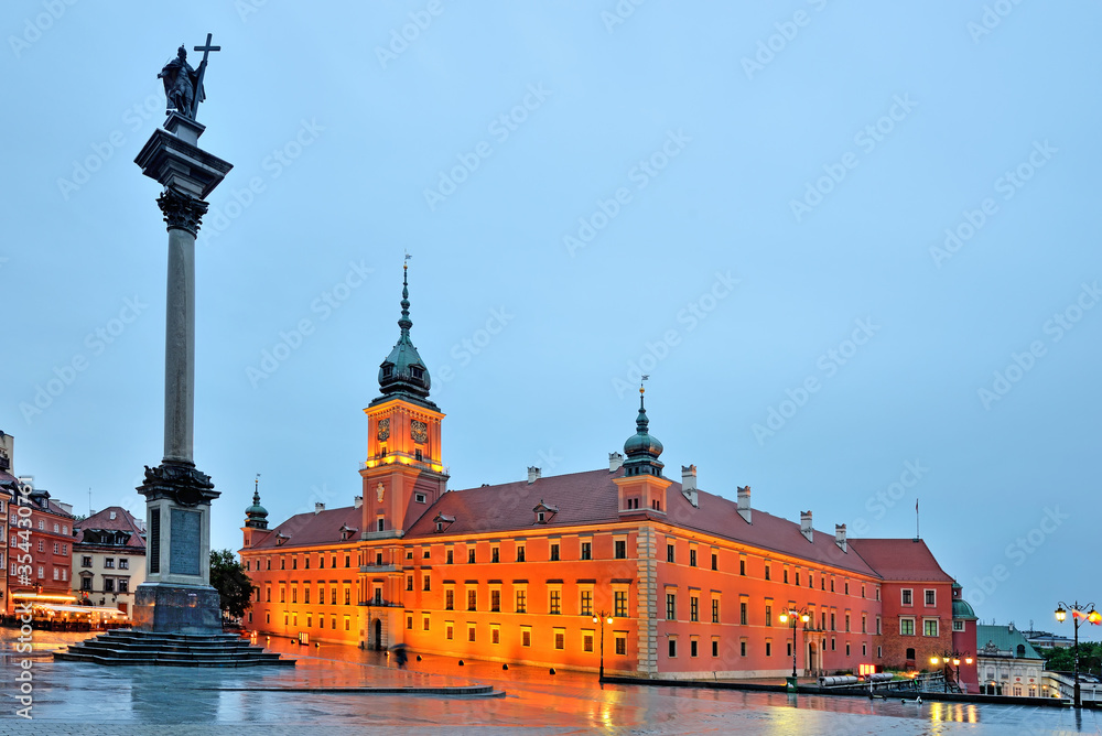 Fototapeta premium Castle Square - Warsaw, Poland