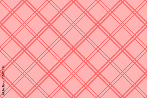 Seamless vector plaid pattern with diagonal stripes. Simple design for wallpaper, fabric, textile, wrapping.