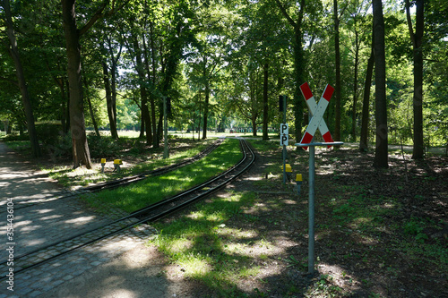 The track of the Parkeisenbahn in the 