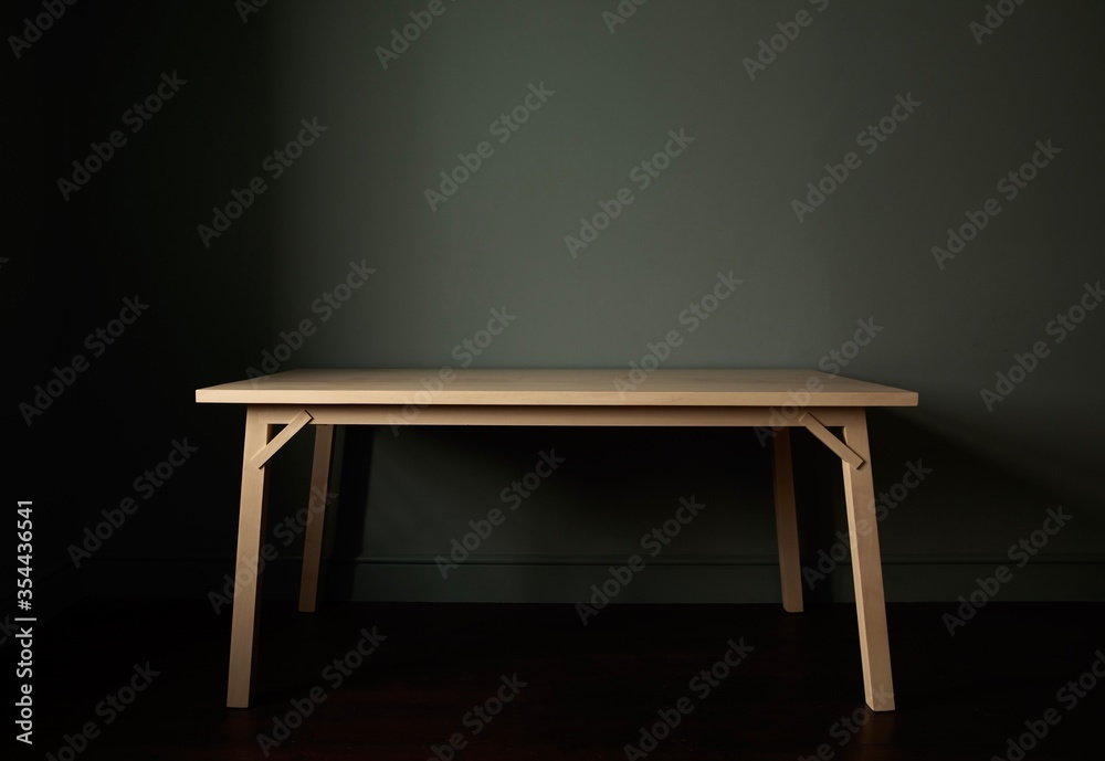 Interior wooden table Interior wooden table