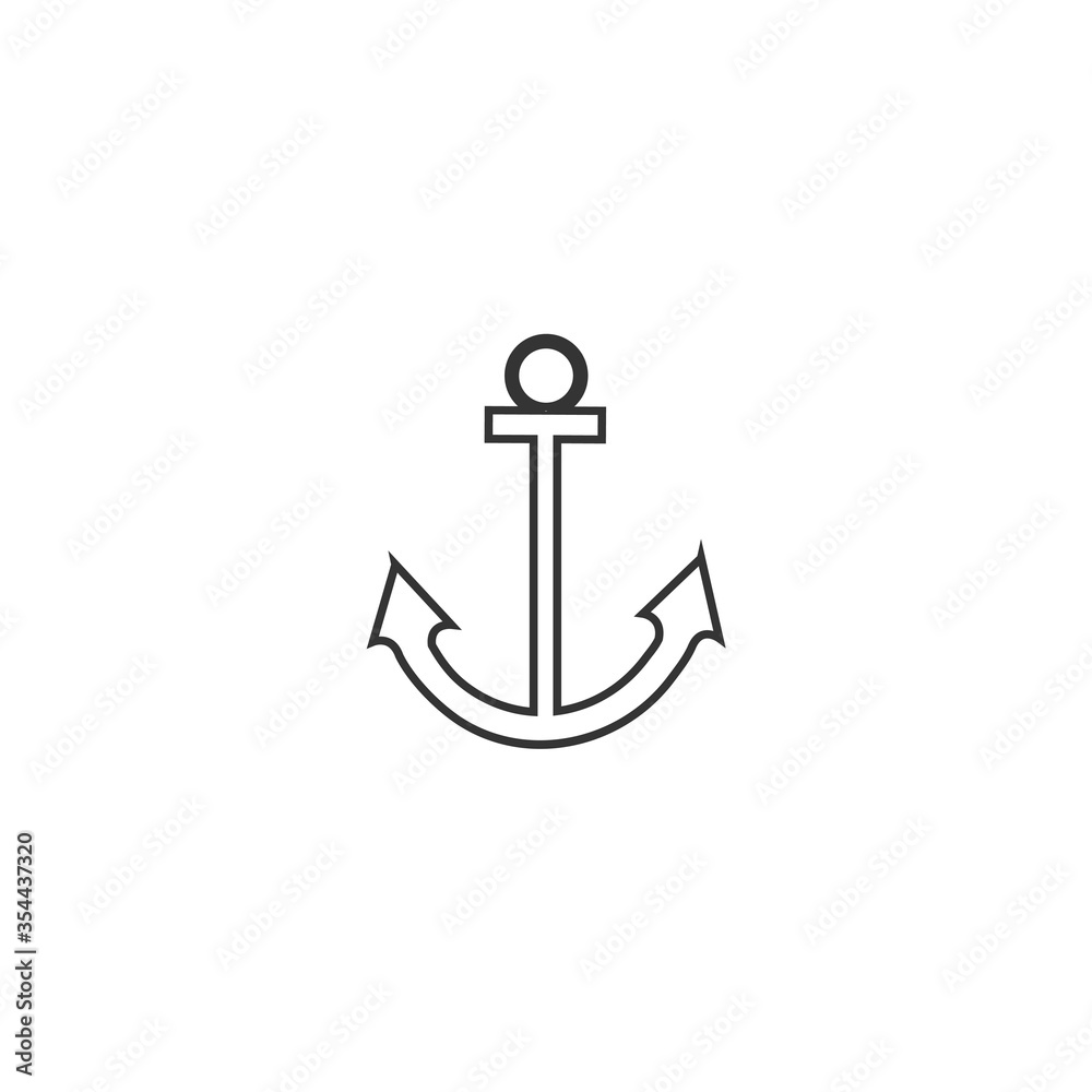 anchor hook vector icon anchor hook vector icon
