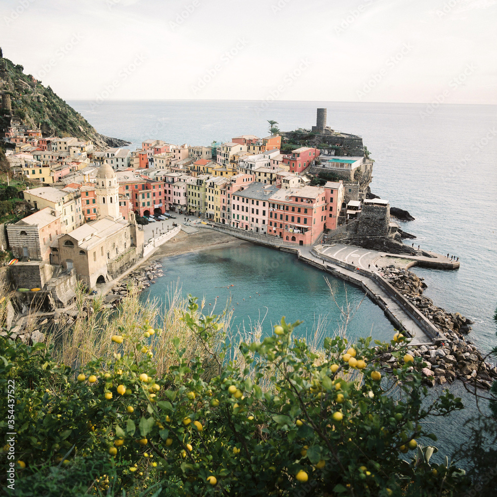 Vernazza city of Cinque Terre, village in Liguria - Italy