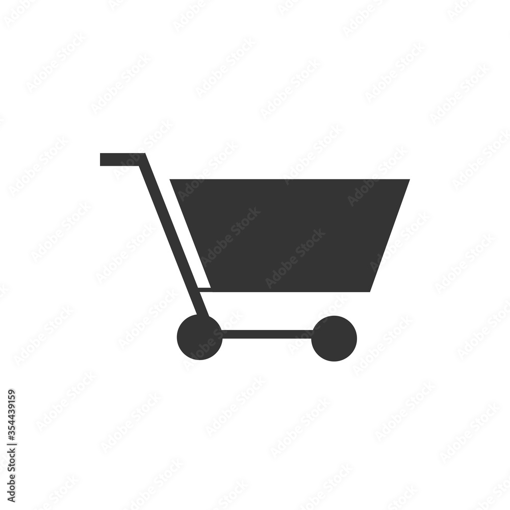shopping trolley vector icon cart shopping trolley vector icon cart