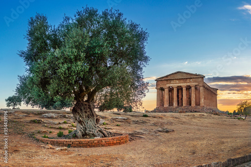 Agrigento - valle dei templi - Sicily - Italy photo