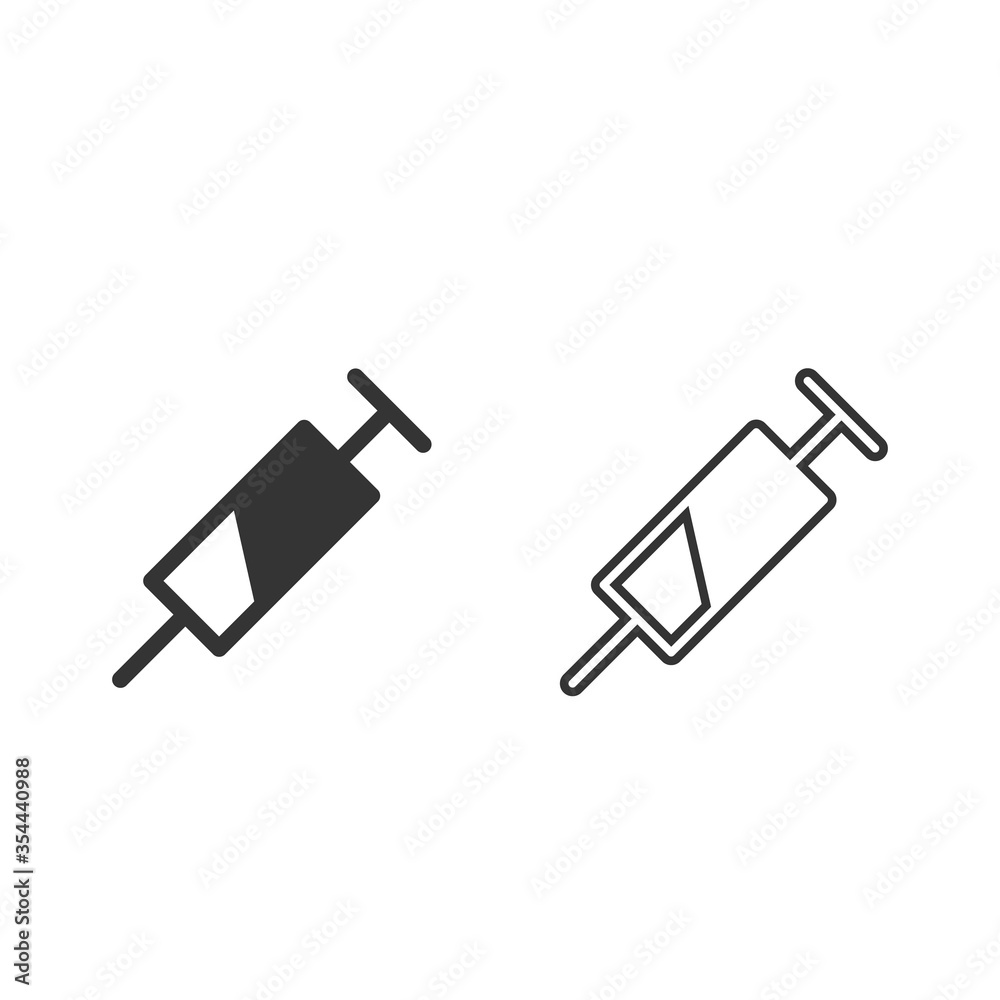 syringe injection vector icon syringe injection vector icon