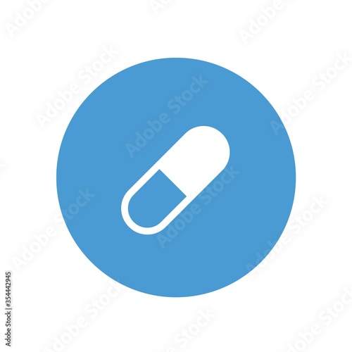 pill medicine vector icon drug