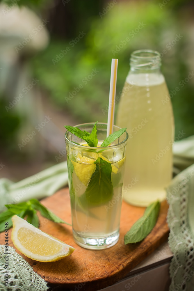 Delicious refreshing lemonade with fresh elderflower and lemon. Healthy summer drink. Delicious refreshing lemonade with fresh elderflower and lemon. Healthy summer drink.