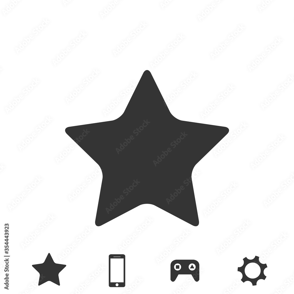 Obraz premium star icon