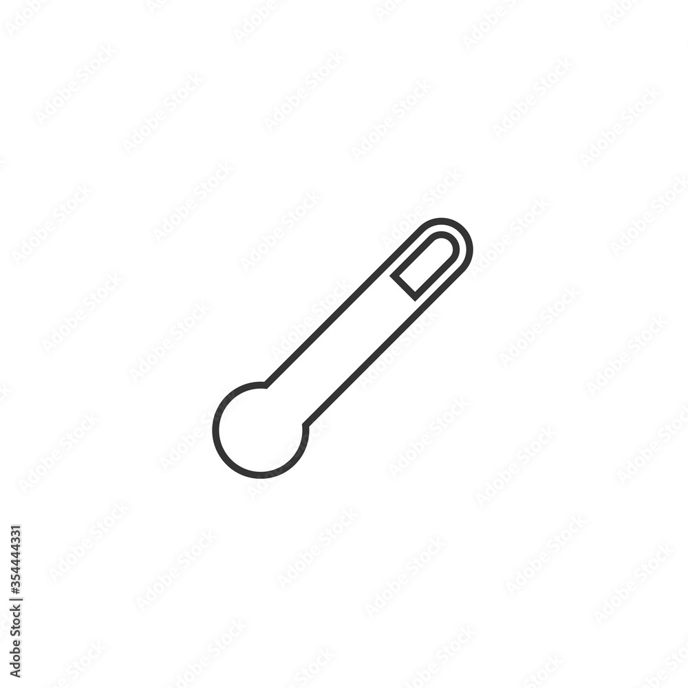 sample testing tube vector icon science and health