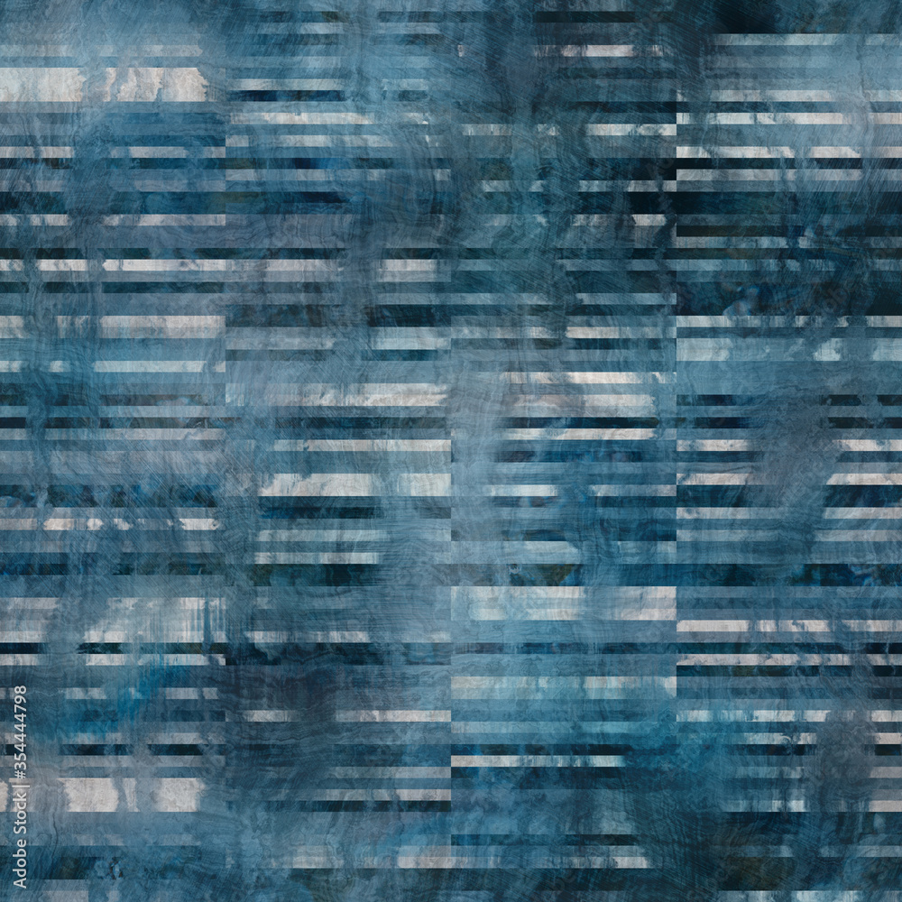 Seamless wet-on-wet blue watercolor wash grungy wet painted mottled stripe graphic design. Seamless repeat raster jpg pattern swatch. Seamless wet-on-wet blue watercolor wash grungy wet painted mottled stripe graphic design. Seamless repeat raster jpg pattern swatch.