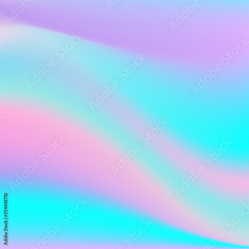 Abstract modern holographic background. Premium vector.