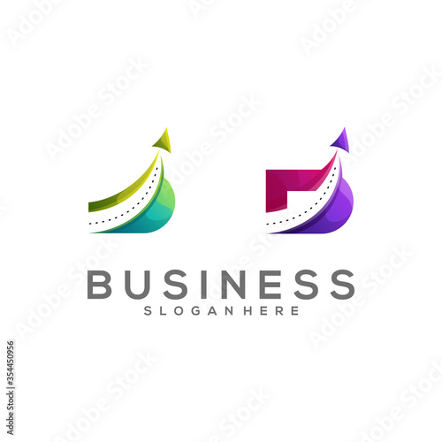 awesome arrow logo vector