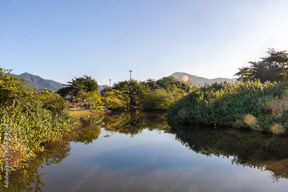 River reflection