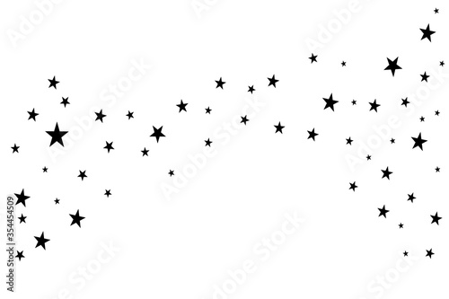 Stars on a white background.