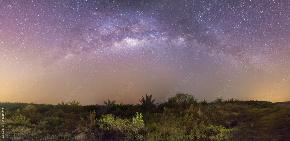 Milkyway galaxy stars view for cosmos background startrails Milkyway galaxy stars view for cosmos background startrails
