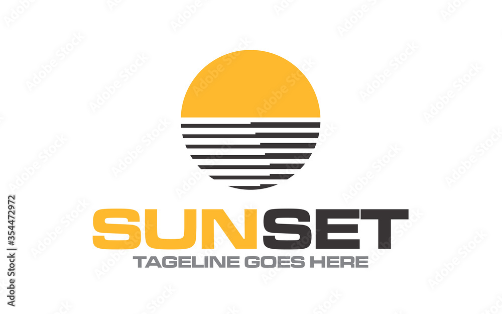 Creative energy eco sun concept logo Creative energy eco sun concept logo