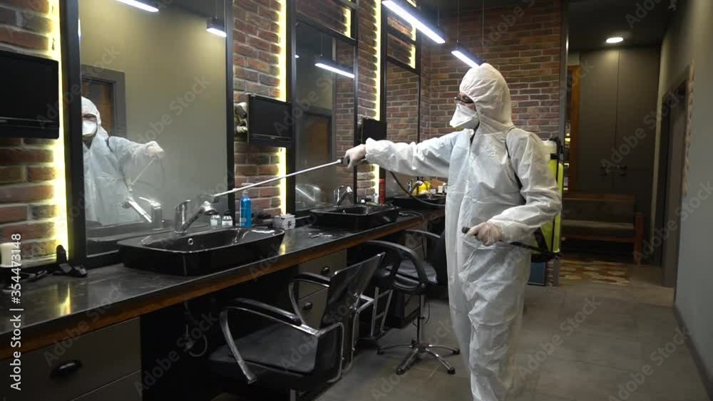 disinfection of a restaurant or business disinfection of a restaurant or business
