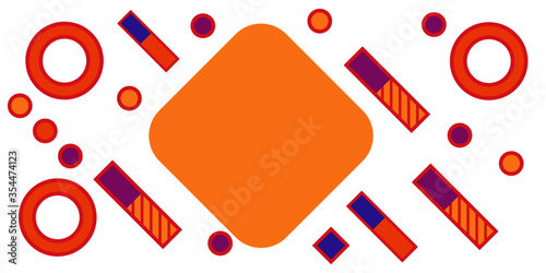 Memphis geometric shapes patterns. Memphis design elements. Retro funky graphic, 90s trends designs and vintage geometric print illustration element. Colorful memphis style backgrounds vector.
